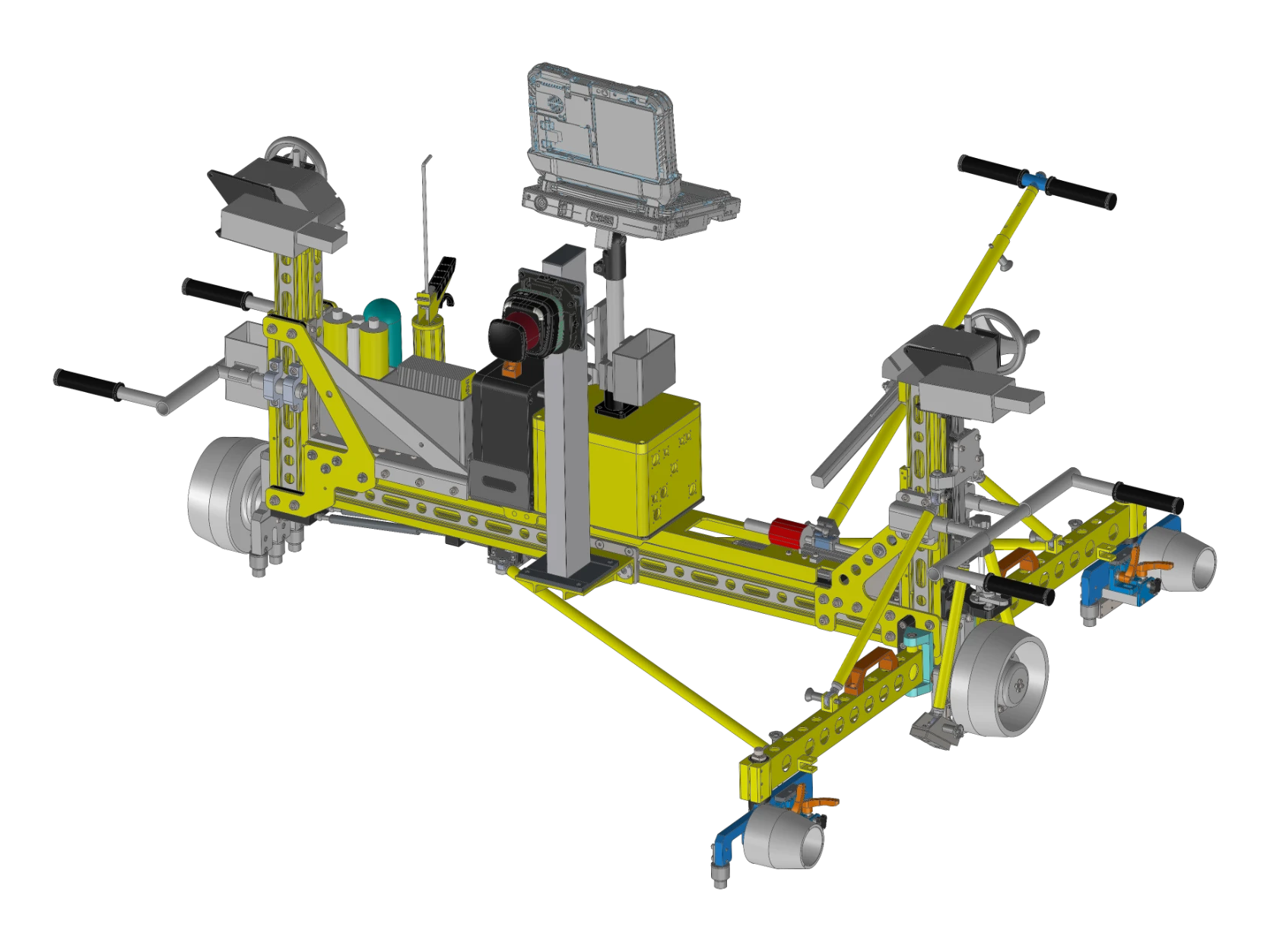 Lorry LYNX PLUS, vue 3D de trois quarts avant