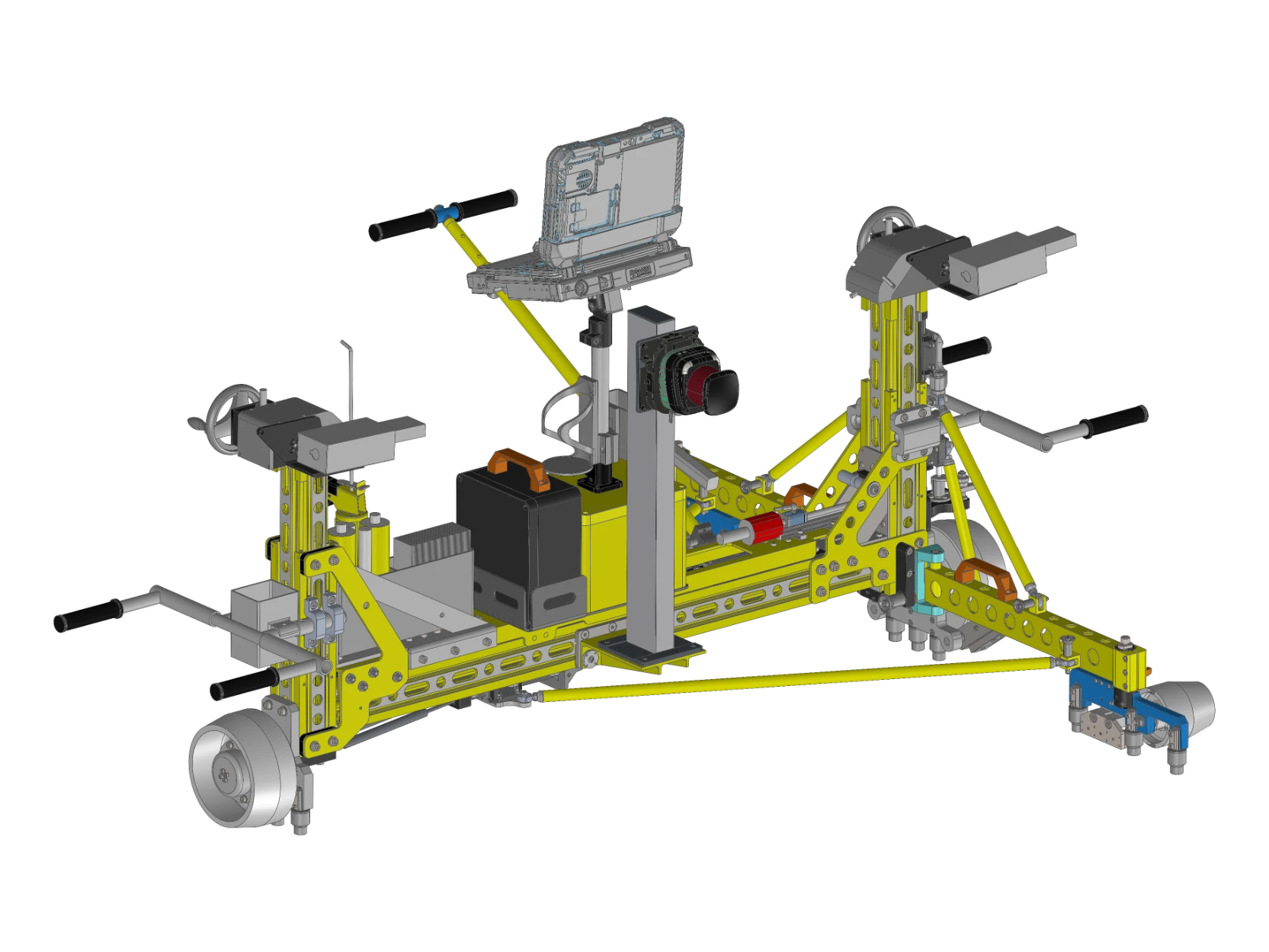 Lorry LYNX PLUS, vue 3D de trois quarts arrière